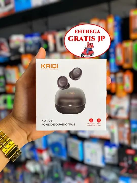 FONE DE OUVIDO TWS BLUETOOTH KAIDI KD-795