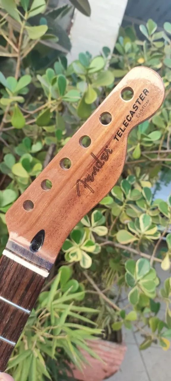 Braço de Guitarra Modelo Telecaster 22 Trastes Escala Escura - Foto 5