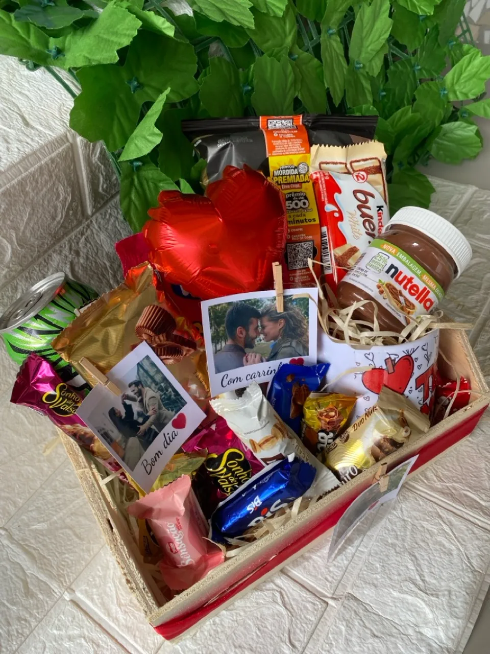 Cesta de Presente Romântica a pronta entrega !