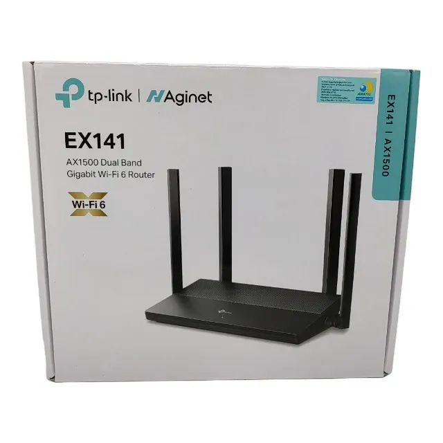[LOTE 50 UNIDADES LACRADO] ROTEADOR NOVO PARA PROVEDOR INTERNET TP LINK GIGA E WIFI6