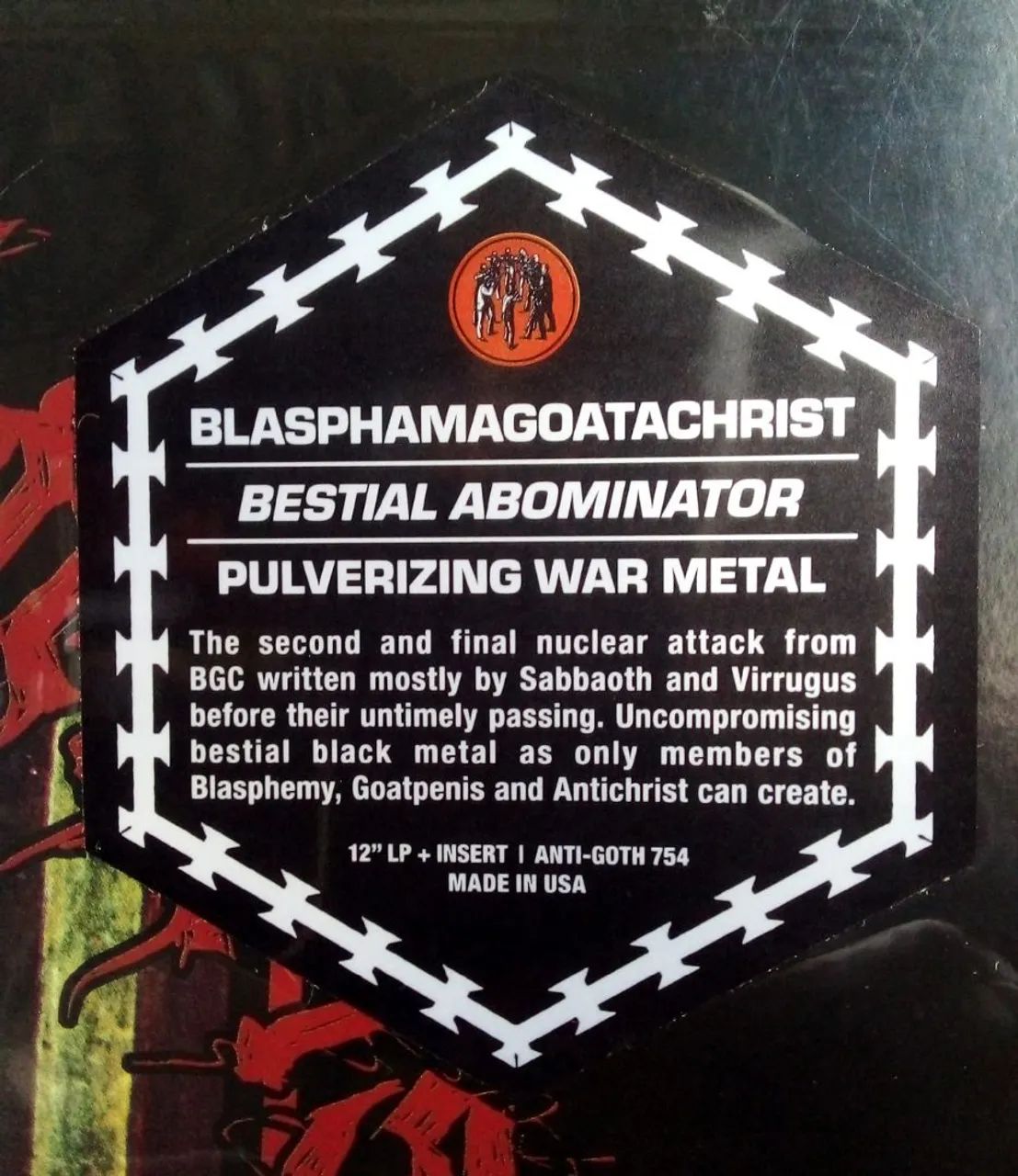 Blasphemagoatachrist - Bestial Abominator 2025 Black Metal - Foto 2