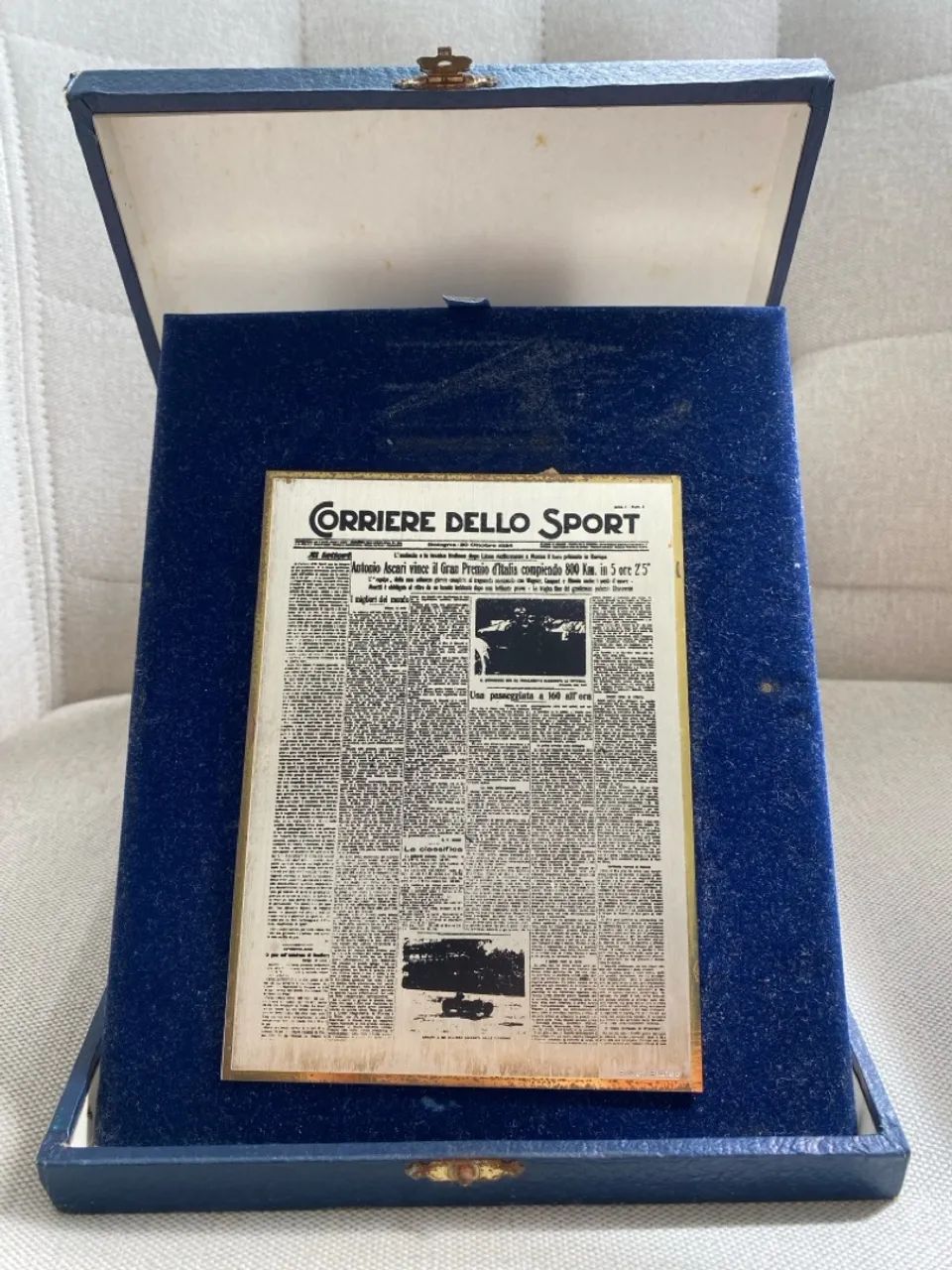 Placa Comemorativa Corriere Dello Sport - Itália  - Foto 4