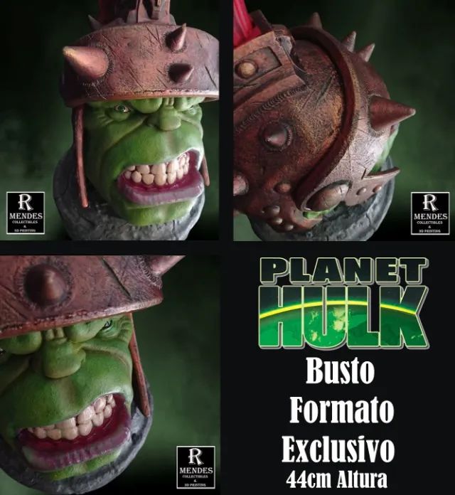 Busto de resina/estatua Planet Hulk - Foto 2