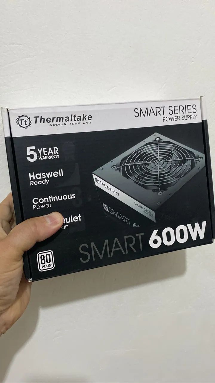 Fonte Real 600w 80 Plus Silver Thermalteke