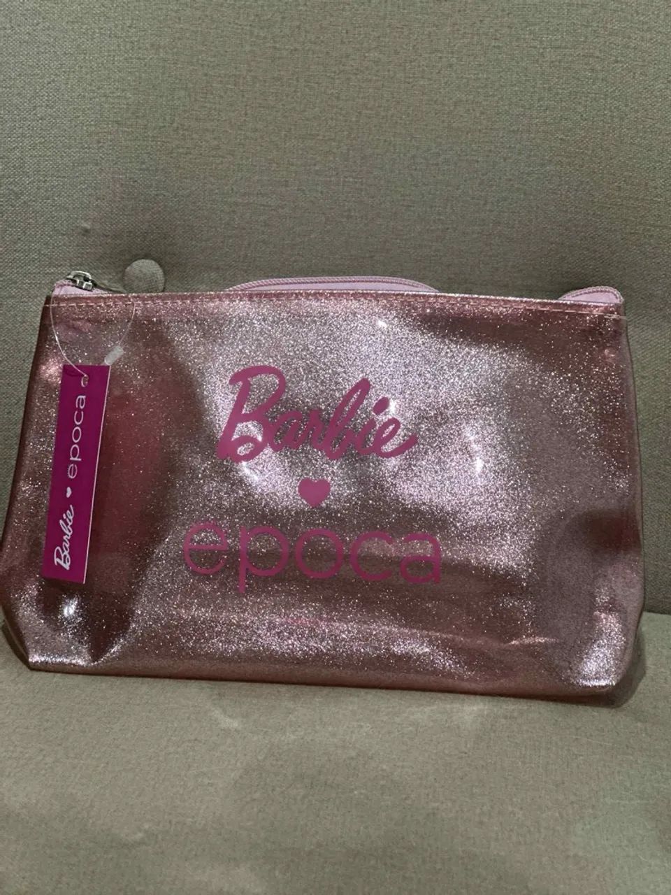 Necessaire Barbie Epoca Rosa Glitter - Foto 2