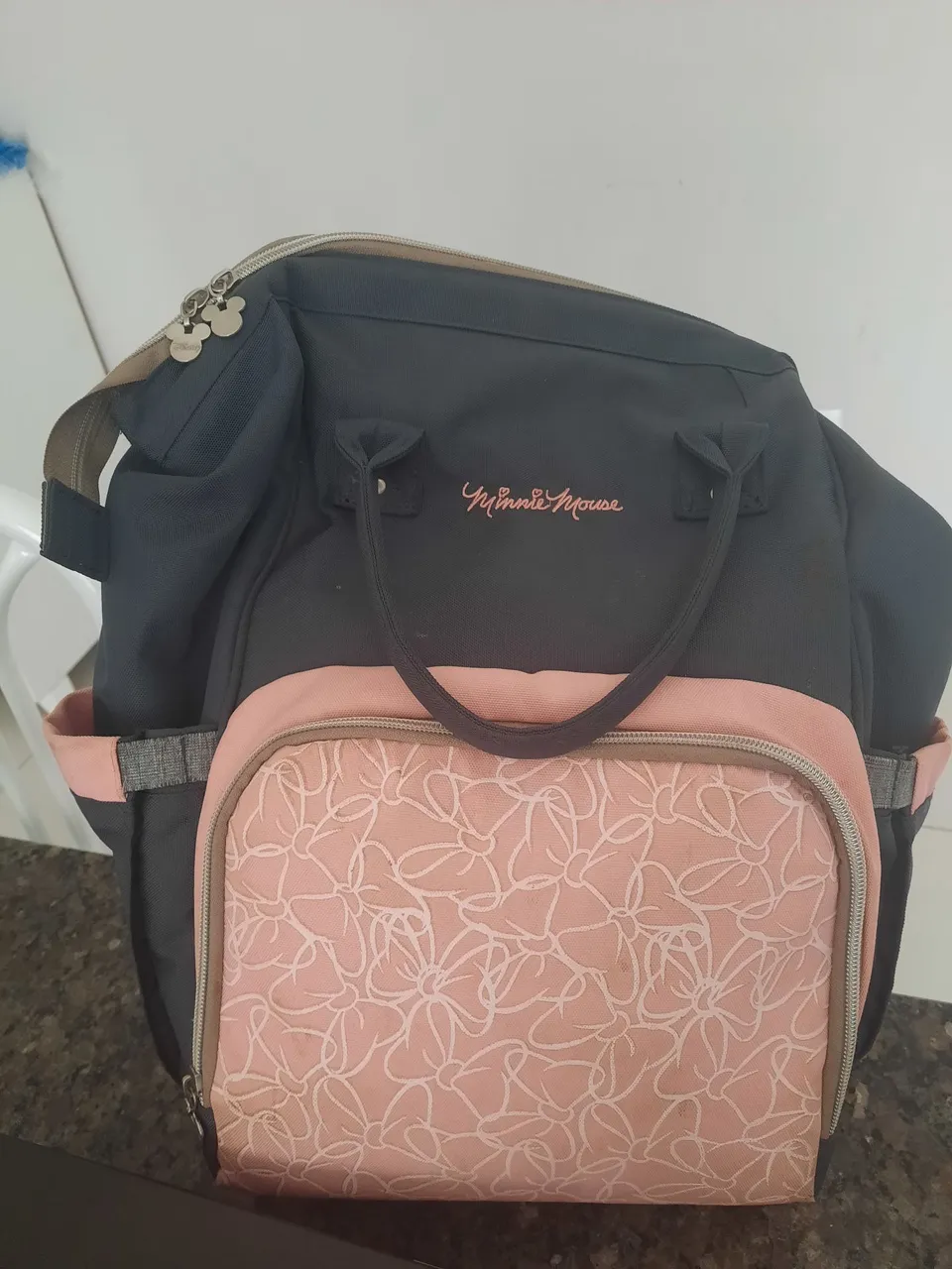 Mochila maternidade Minnie Mouse