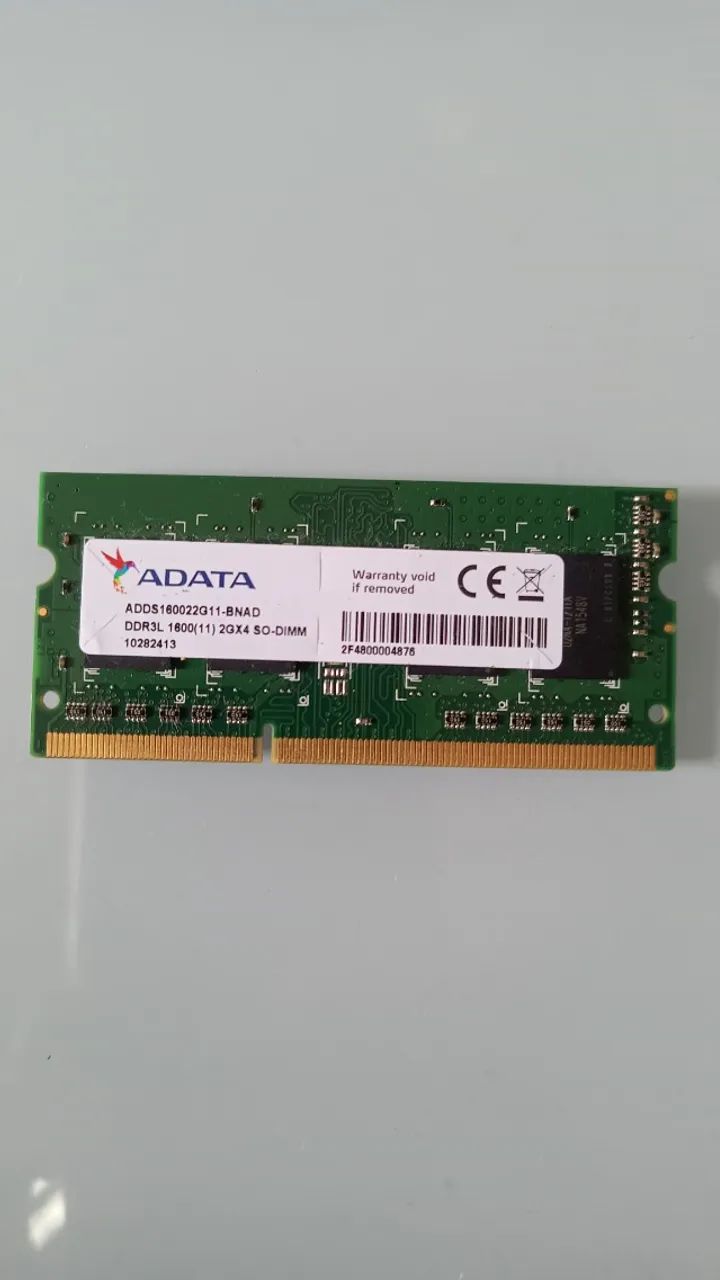 Memória DDR3L 2GB para Notebook - R$35 - Foto 2