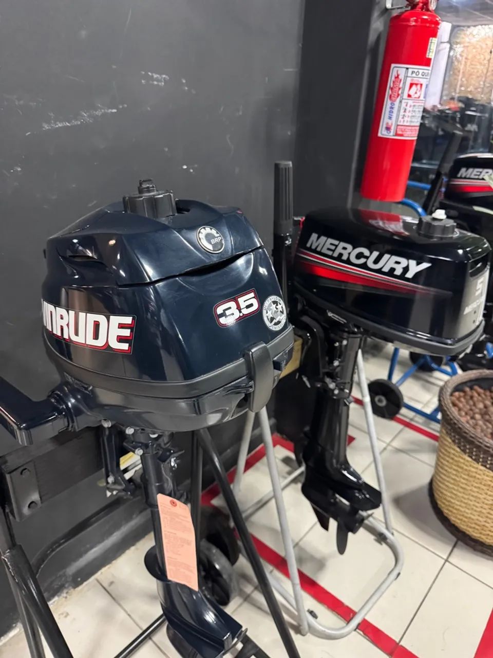 Motor de popa 3.5 zero sem uso  - Foto 2