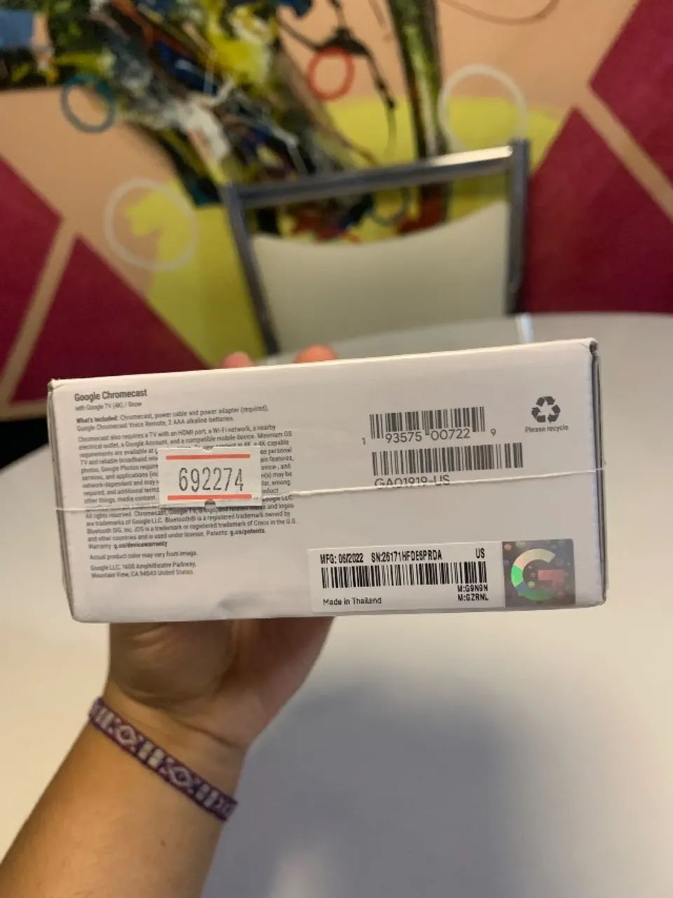 Chromecast ( Google TV) - 4K (nunca usado/Lacrado) - Foto 5