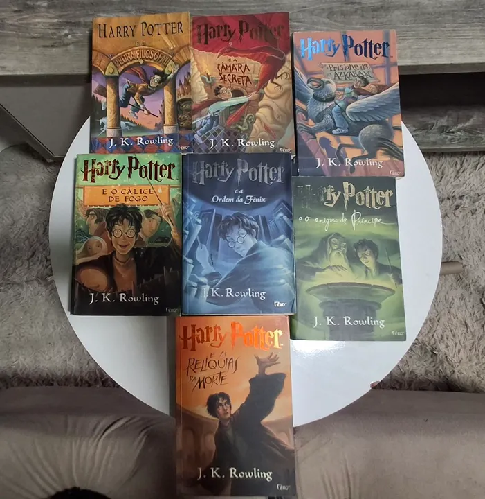 TODOS OS LIVROS DA SAGA HARRY POTTER