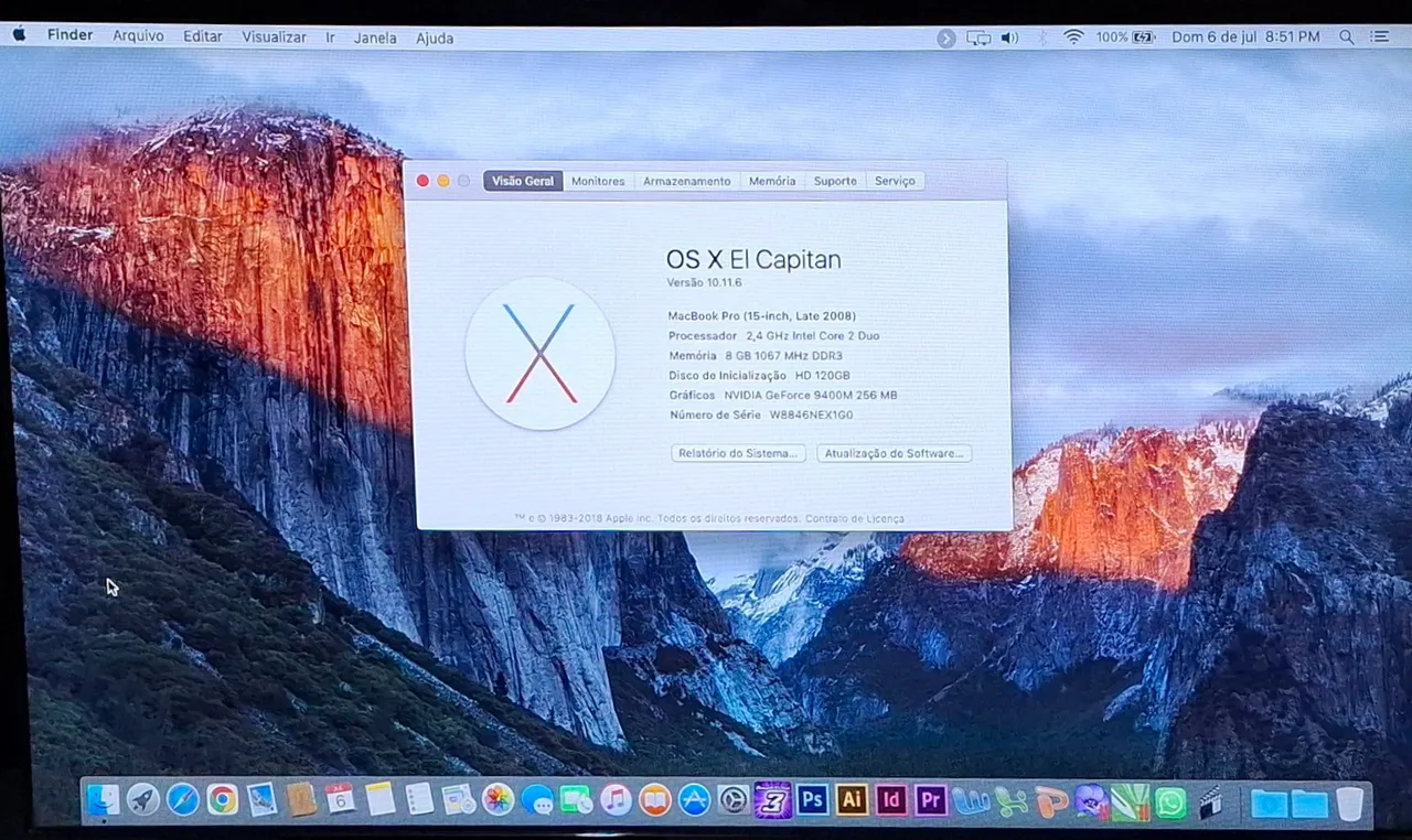 MacBook Pro 15" - I5 Core - 8Gb Ram