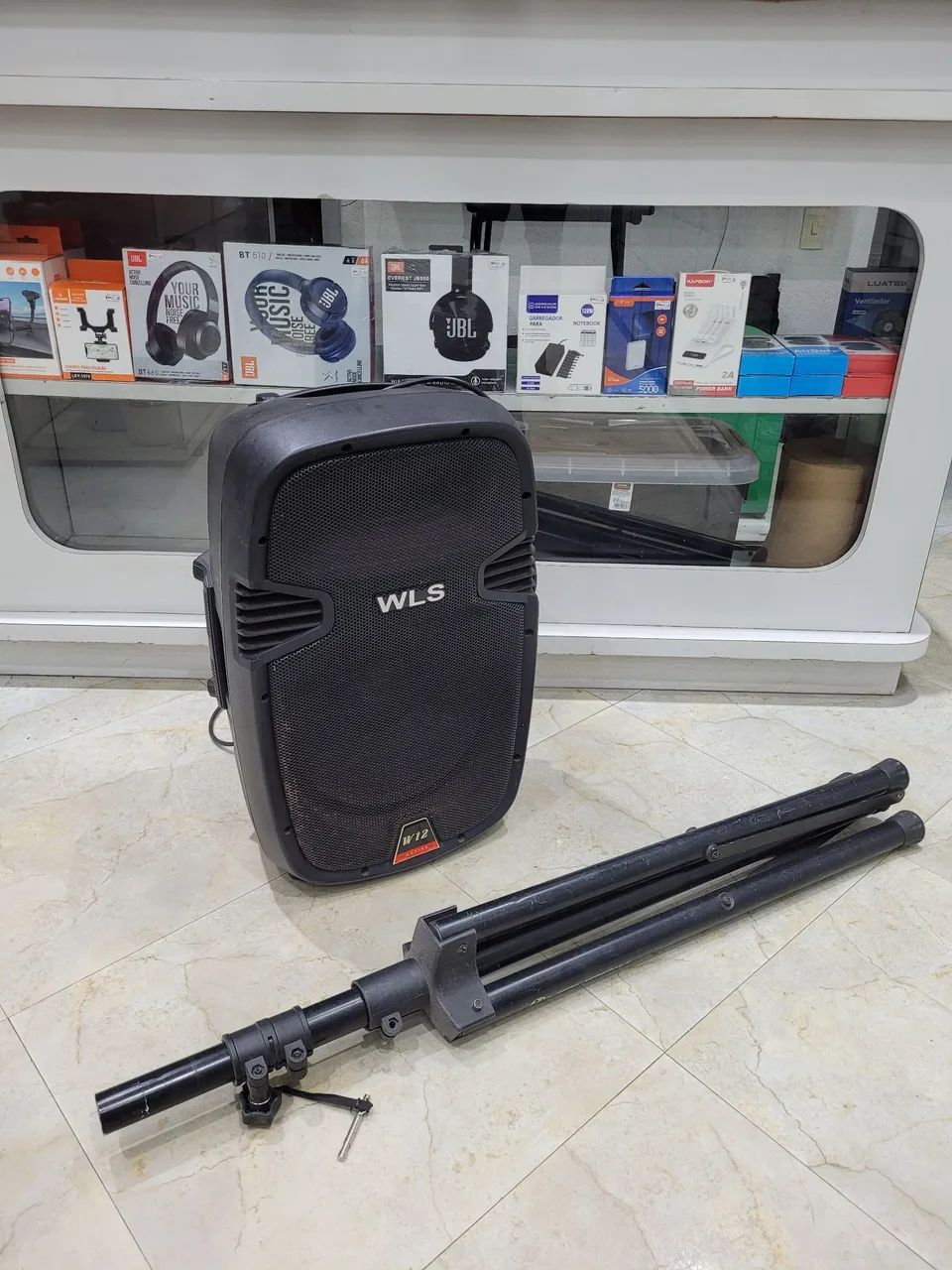 Caixa Ativa W12 USB marca WLS profissional com Bluetooth. - Foto 4