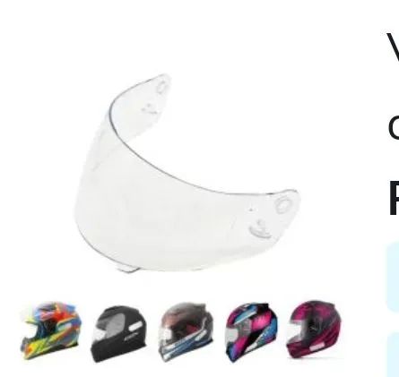 Viseiras para capacetes de motos