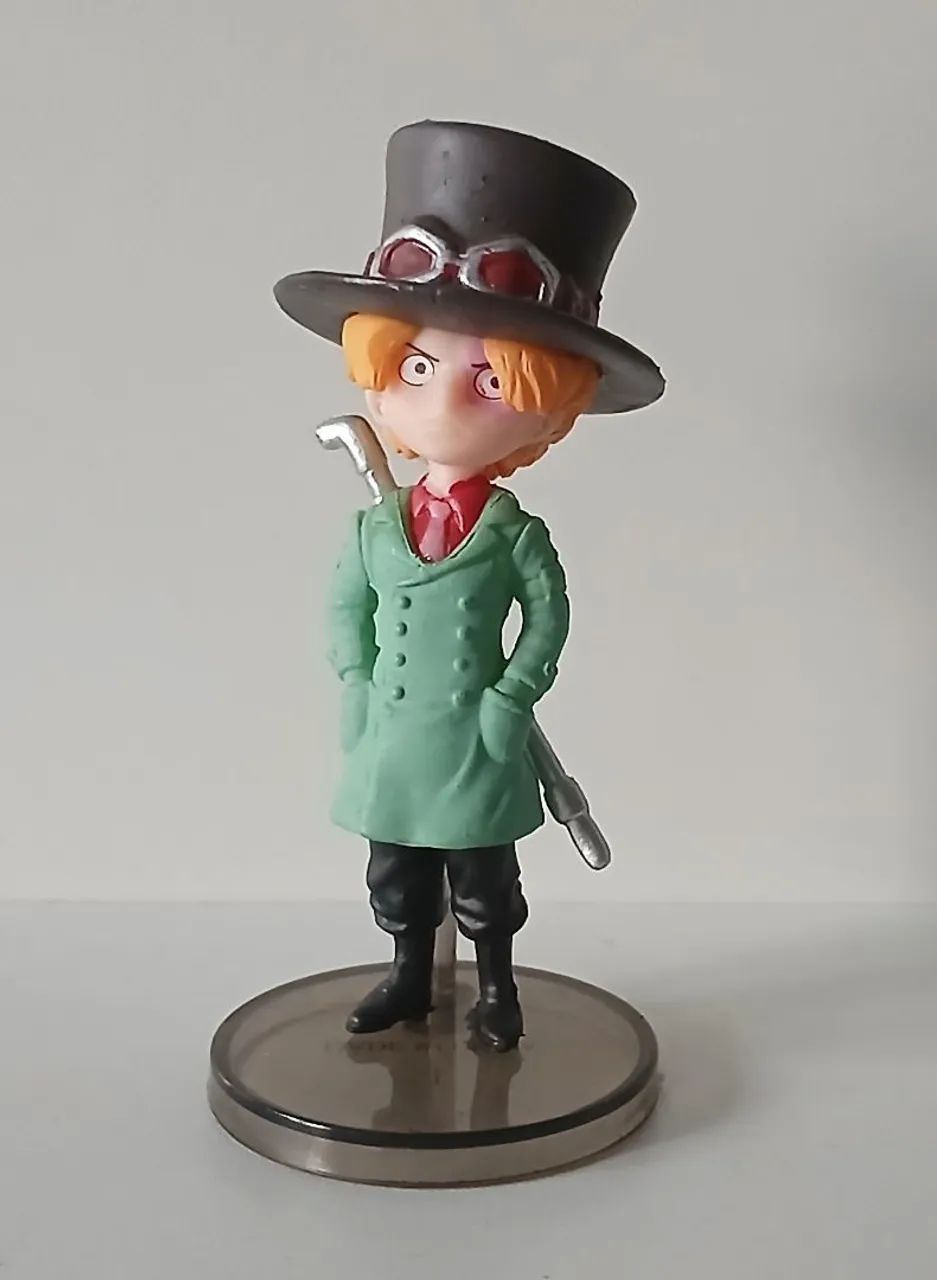 BONECO ACTION FIGURE MINIATURA ONE PIECE SABO