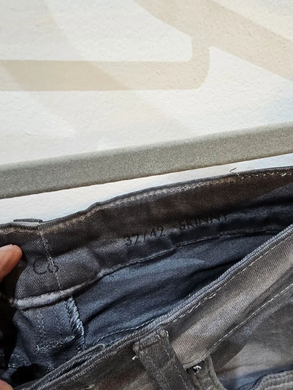 Calça Jeans Calvin Klein Cinza - Foto 3