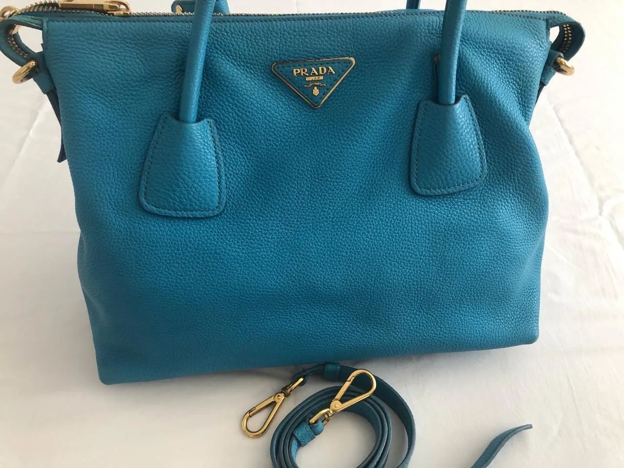 Bolsa Prada Azul - Foto 5