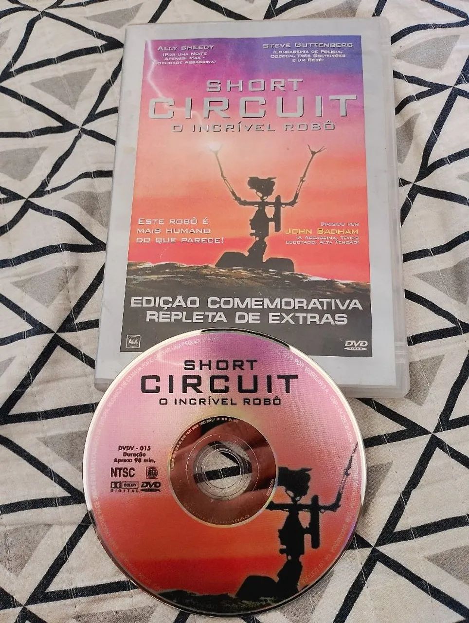 Short Circuit O Incrível Robô dvd original filme raríssimo faço Olx pay 