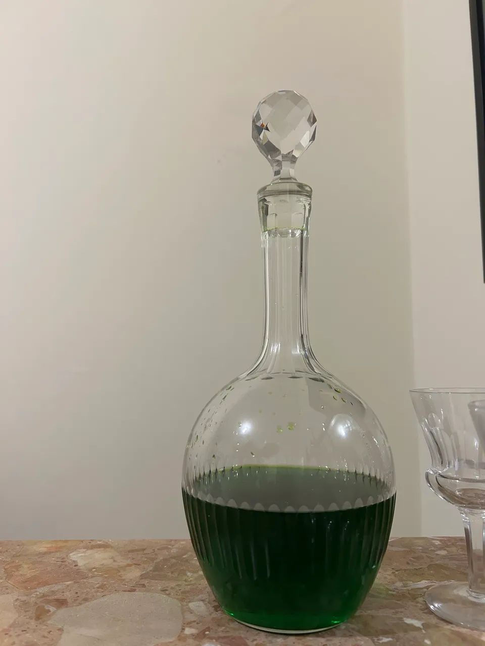 Garrafa com 5 copos cristal bacará  - Foto 3