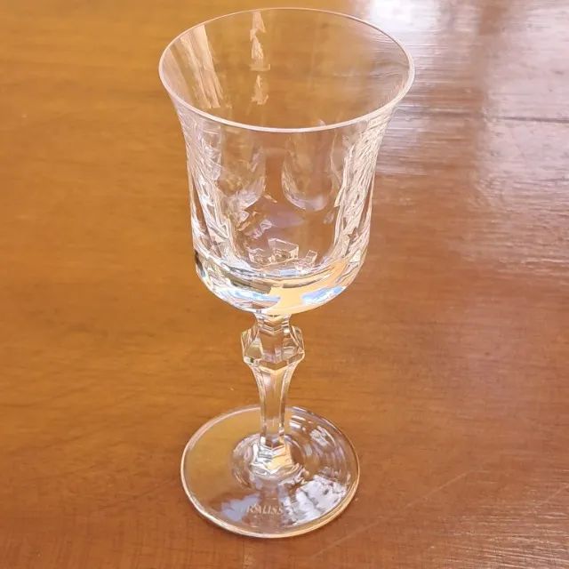 Taças de Licor / Aperitivo STRAUSS - Cristal Lapidado com Gravação na Base - Jogo com 6 Ta - Foto 5