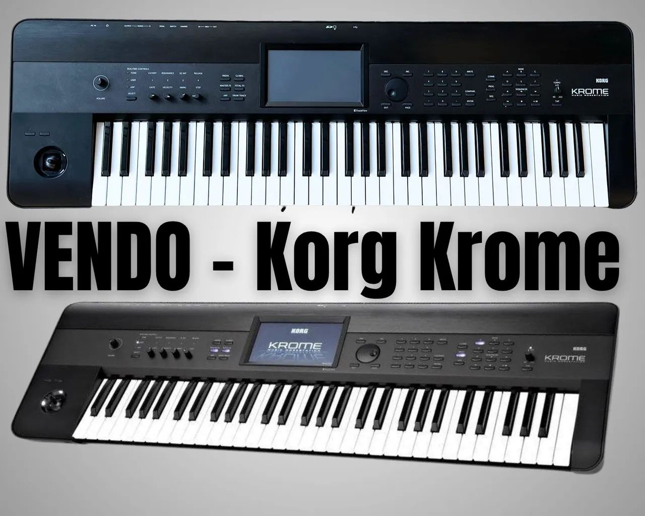 Teclado Korg Krome 61 usado