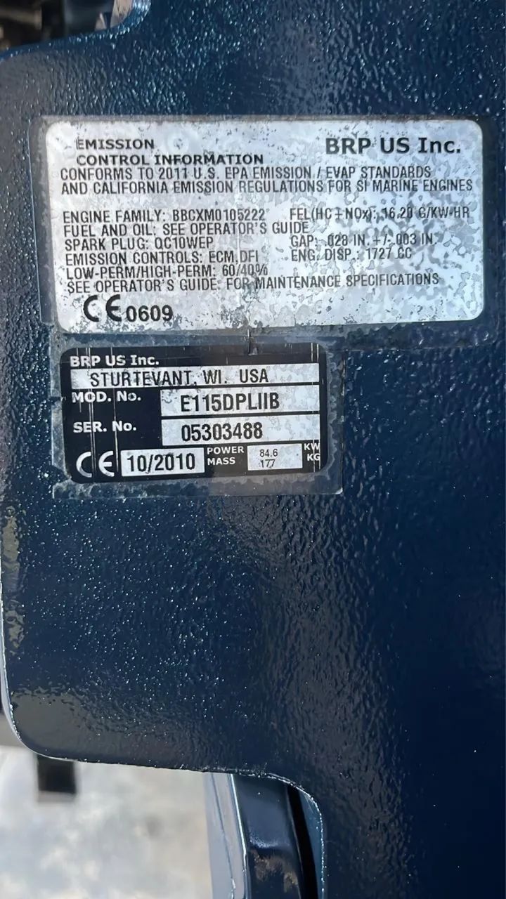 EVINRUDE de 115 com 600 horas - Foto 7