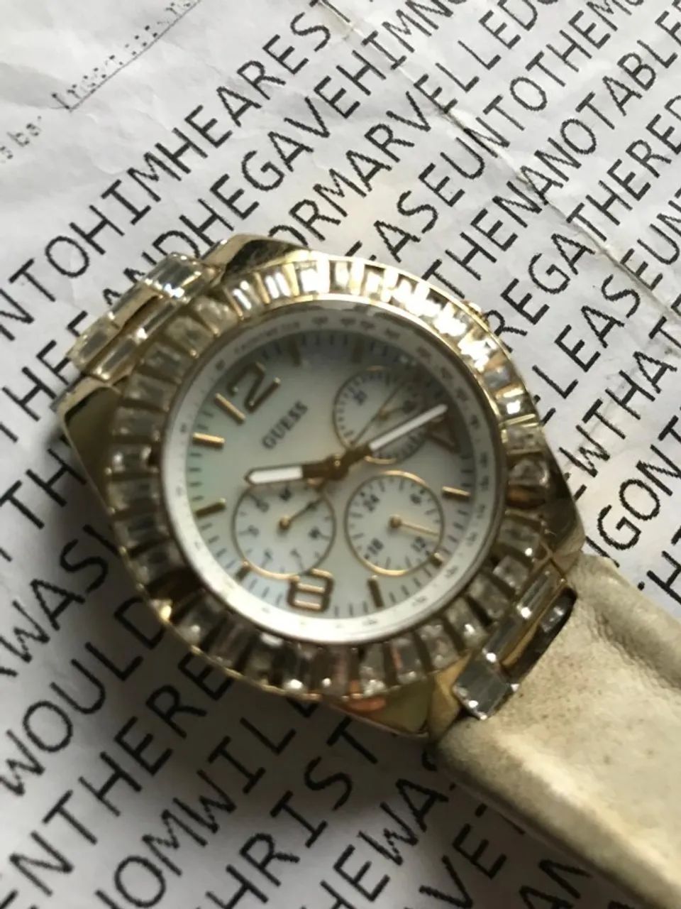 relogio guess original dourado madriperola top - Foto 4