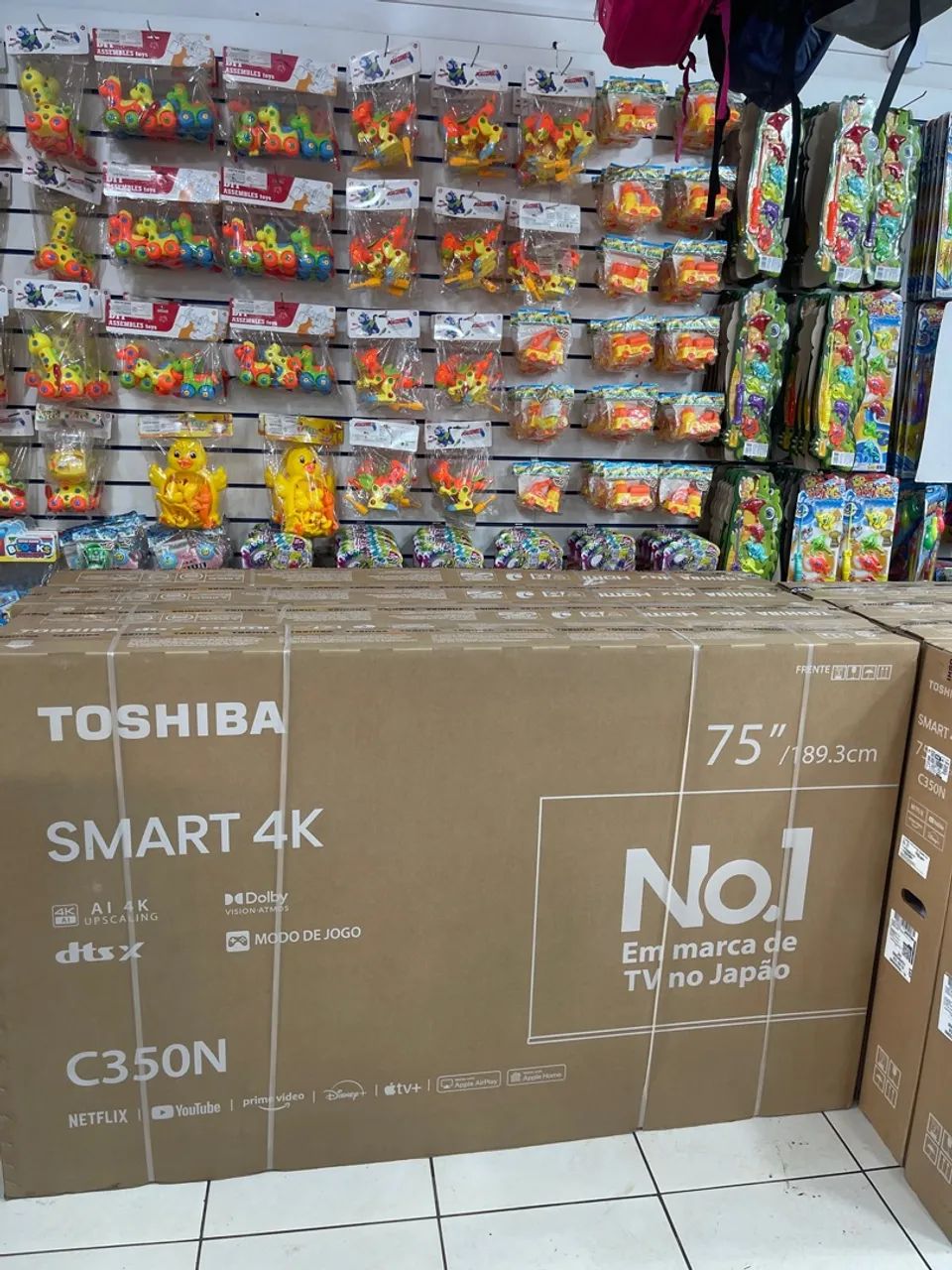 TV Toshiba Smart 4K 75'' smart nota fiscal garantia * - Foto 2