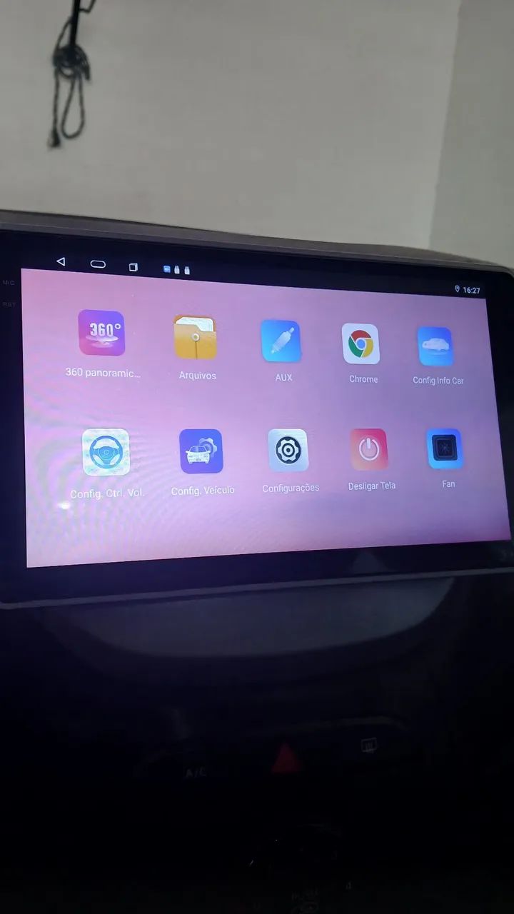 CENTRAL MULTIMIDIA ANDROID WI-FI. PEGA CHIP 4G - Peças para carros