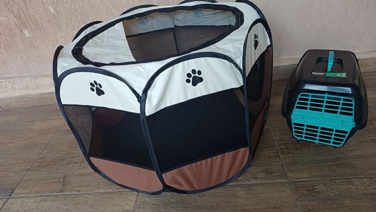 Kit pet caixa e chiqueirinho 