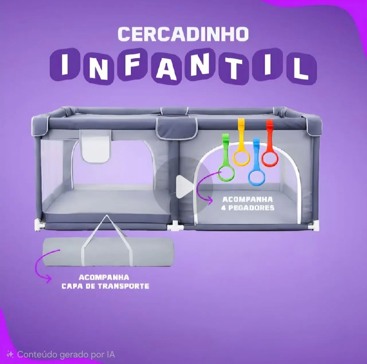 Cercadinho para bebê 