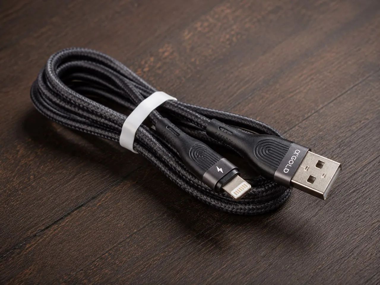 Cabo USB para iPhone Lightning 5A Trançado 1 Metro - Foto 4