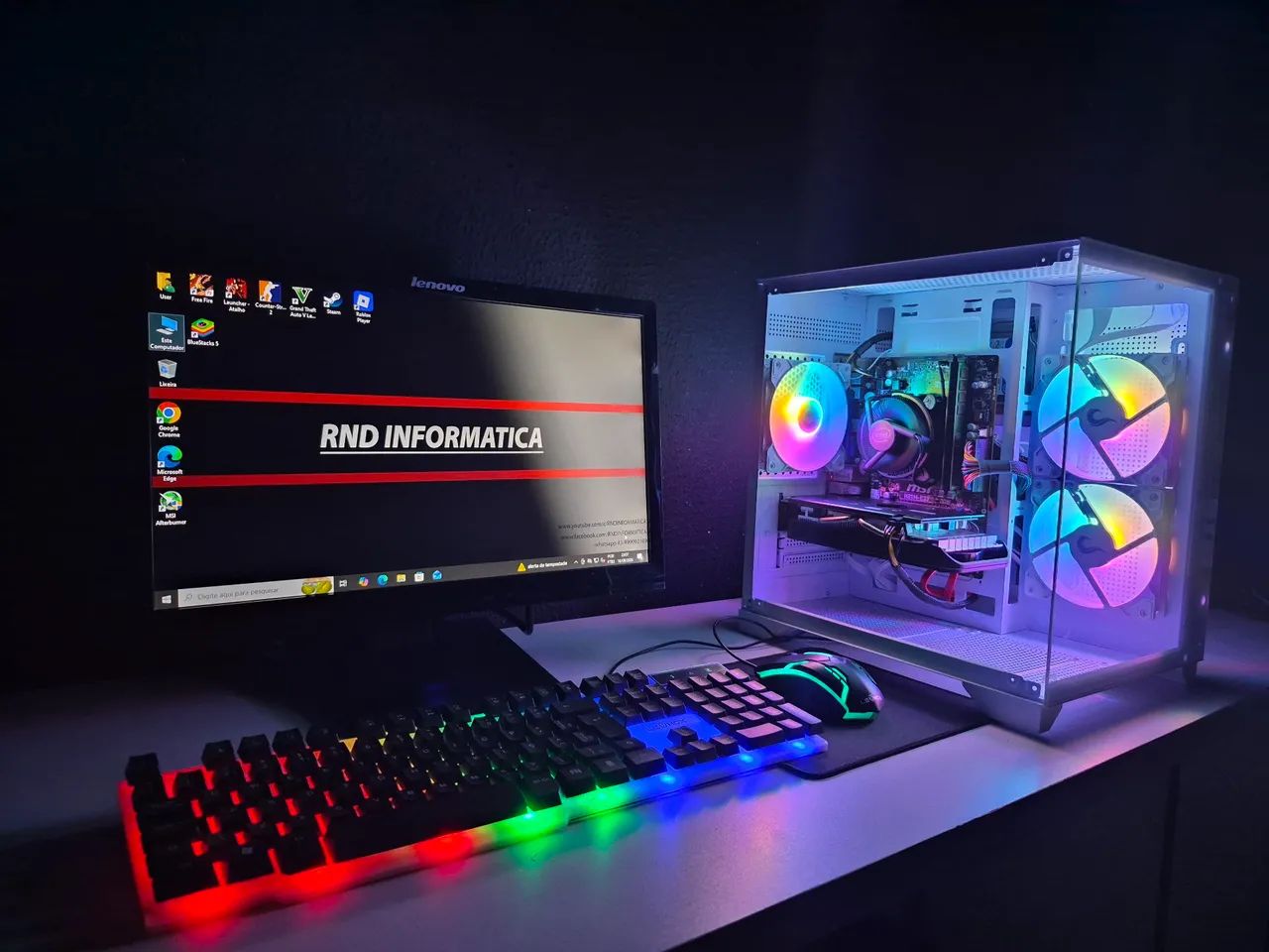 Pc gamer completo i7 GTA RP Read Dead com garantia  - Foto 4