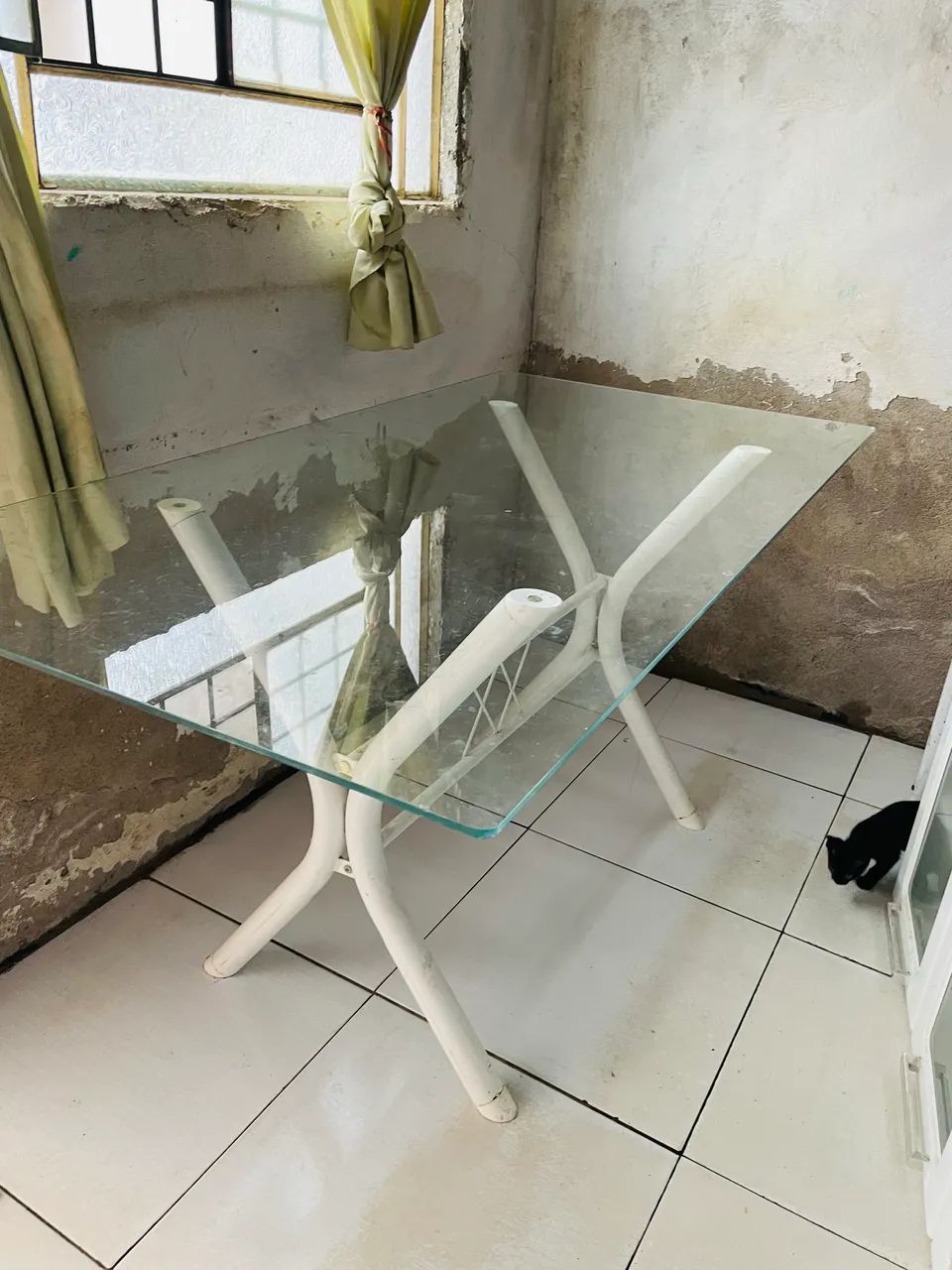 Mesa de vidro de 6 lugares  - Foto 3