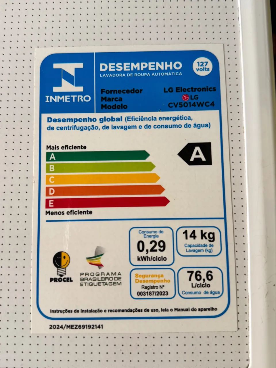Máquina de lavar e secar 
