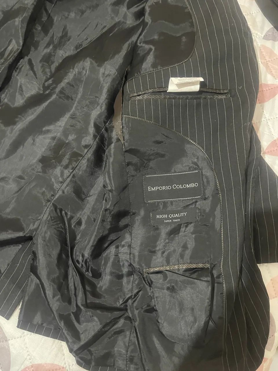 Conjunto de calça e blazer masculino incluso cinto e sapato. - Foto 5