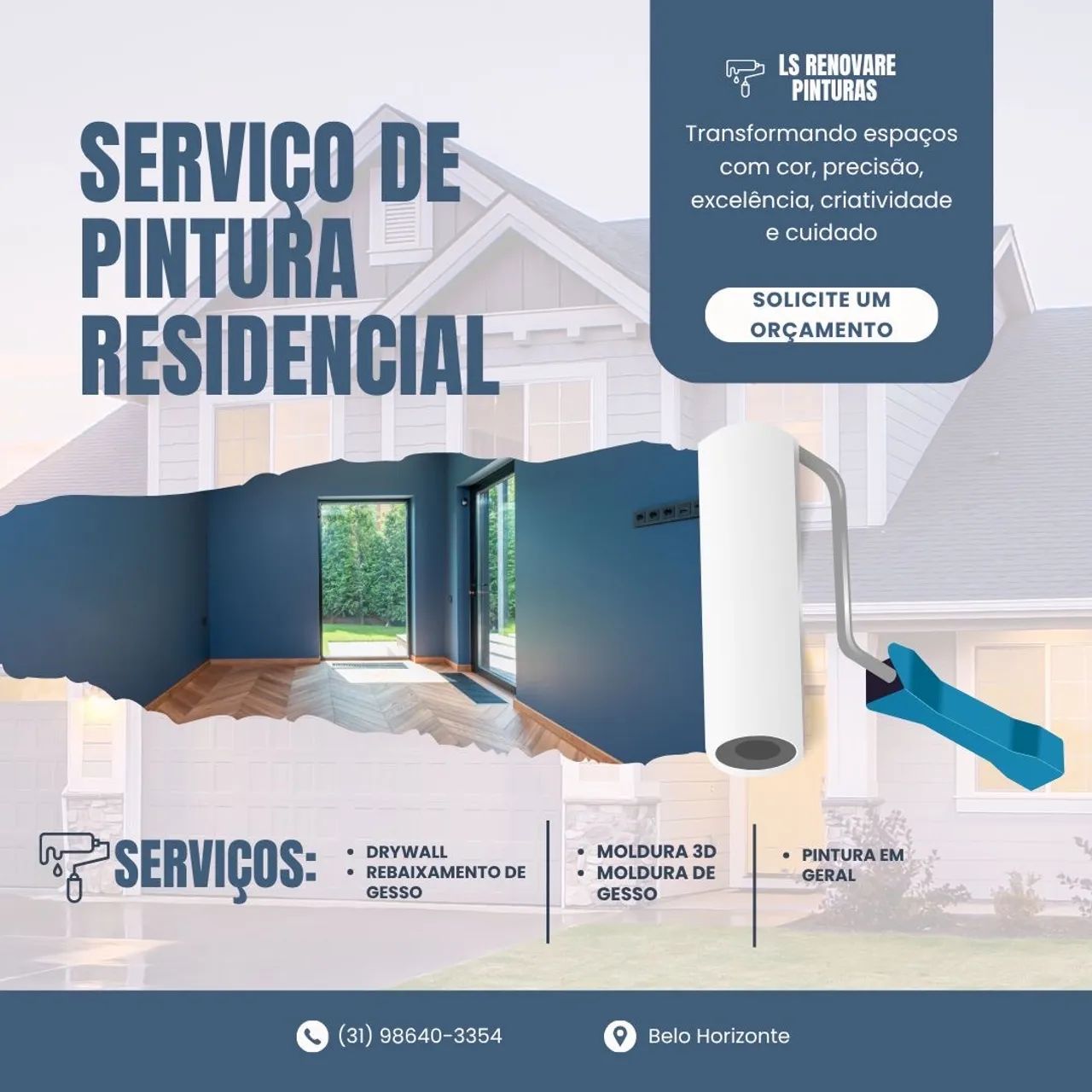 Gesso e pintura  - Foto 4