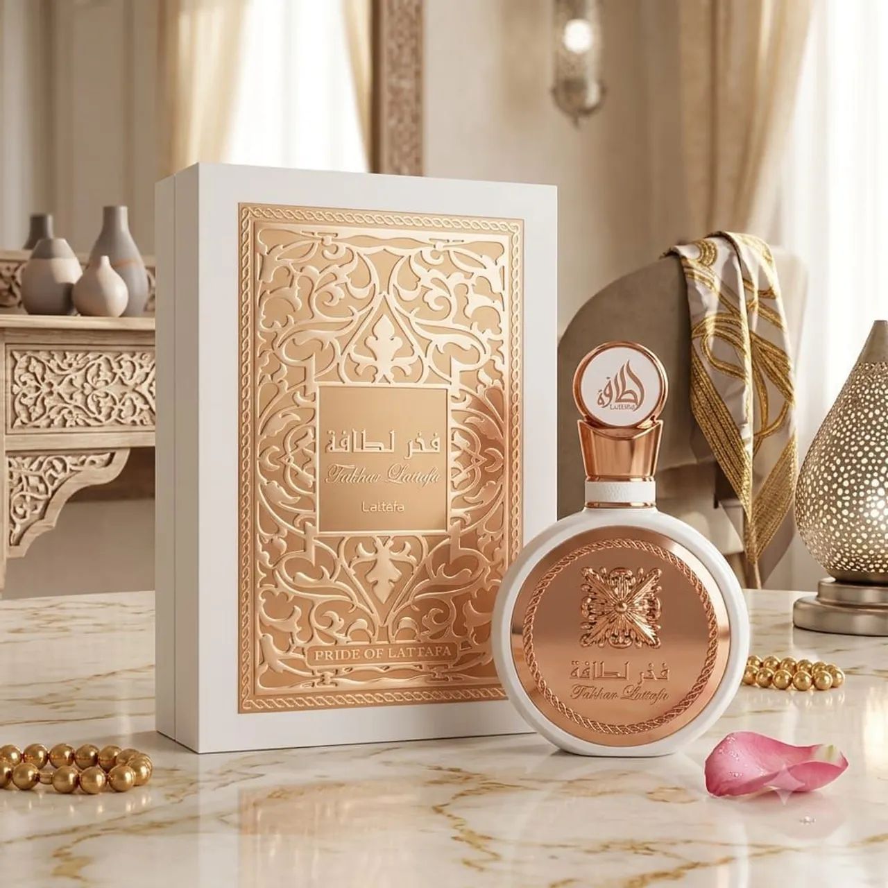 Fakhar Rosé Perfume Árabe Original 