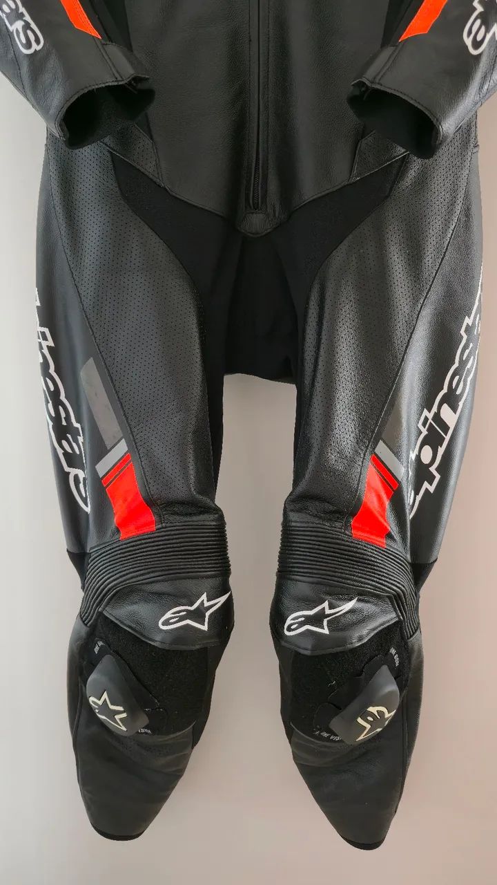 Macacão Alpinestars Nº 56 - Estado de Novo - Tech-Air 5 - Pouco Uso - Foto 3