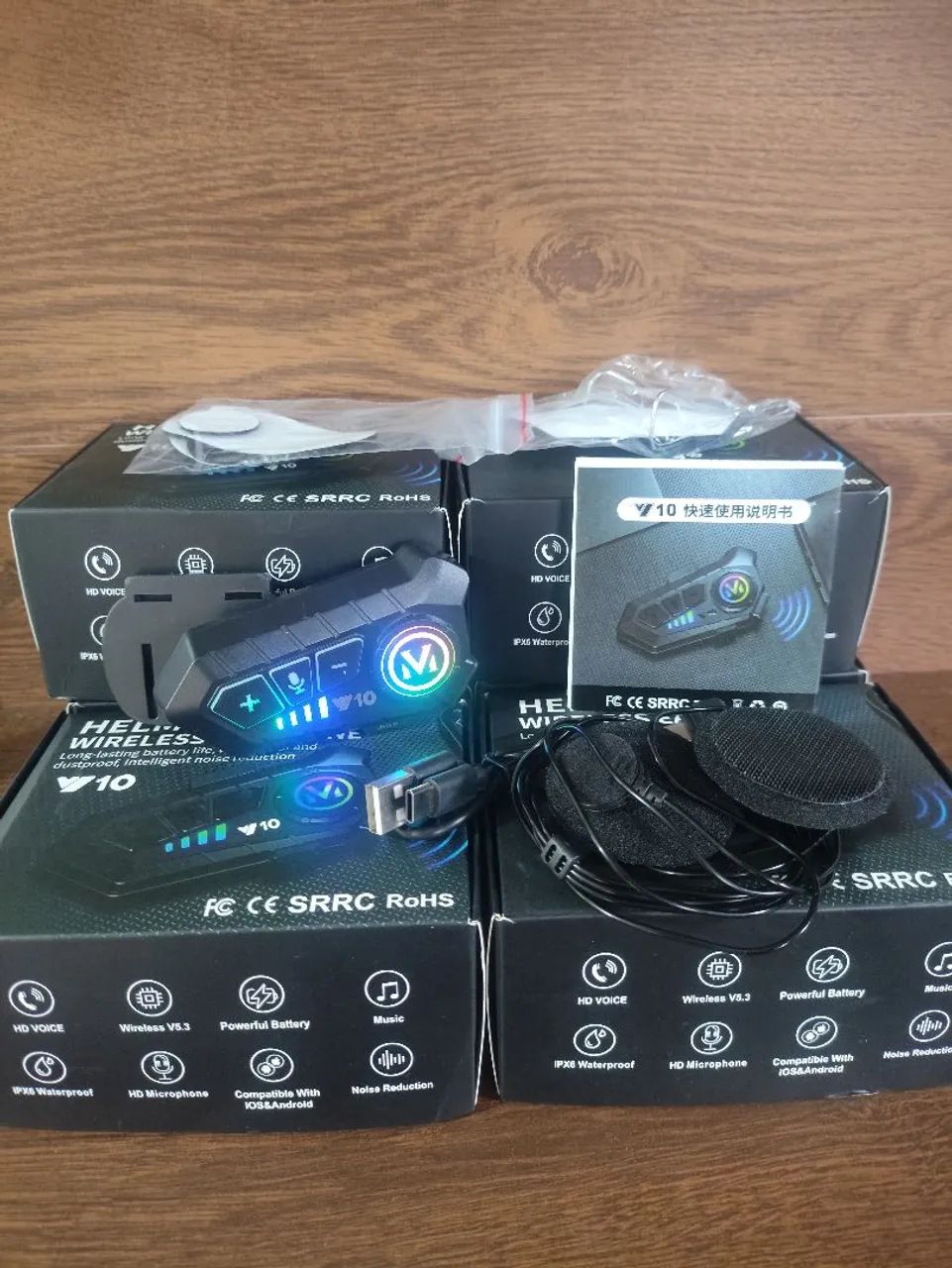 Fone capacete Bluetooth ESTOQUE DISPONÍVEL  - Foto 2