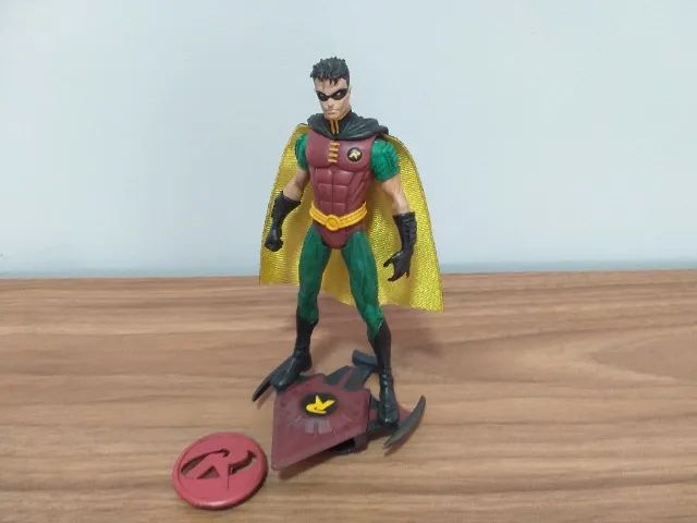 Boneco Batman E Robin Dc Heroes Mattel - Foto 4