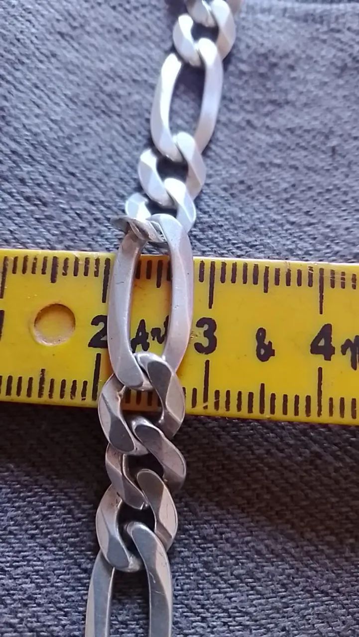 Pulseira de prata pura  - Foto 2