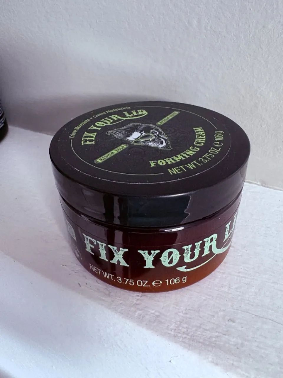 Pomada Fix Your Lid Forming Cream 110 Ml Fixação Brilho - Foto 2