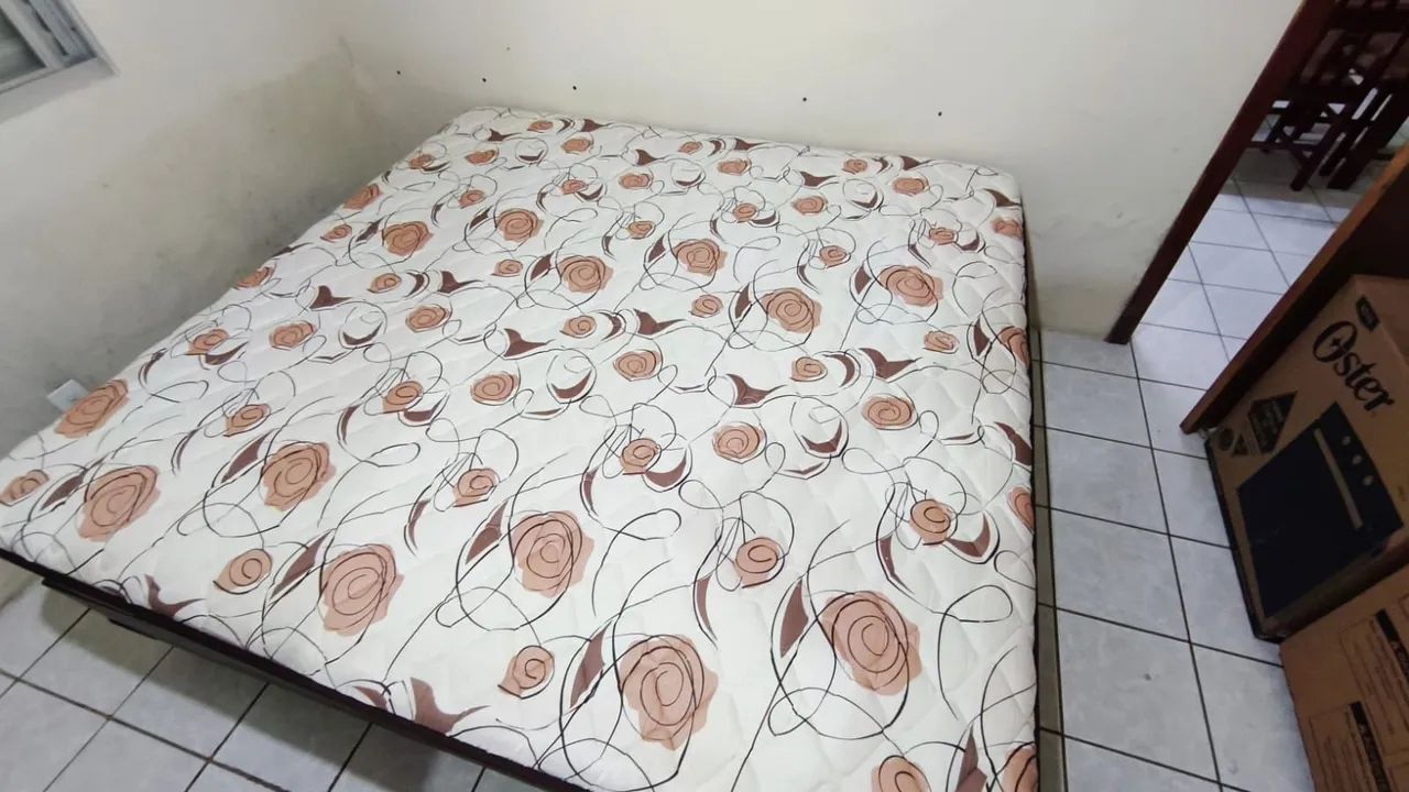 Cama Box + Colchão Probel 2,03 × 1,93 - Excelente Estado de conservação. - Foto 4