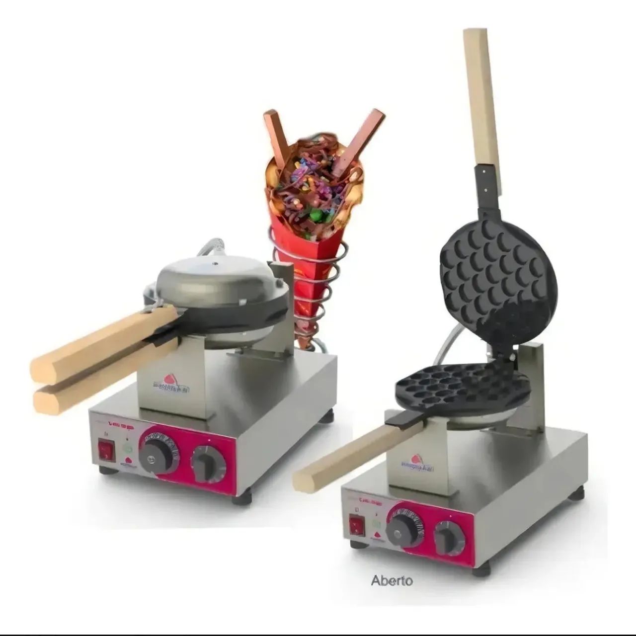 Máquina Industrial Bubble Waffle - Foto 4