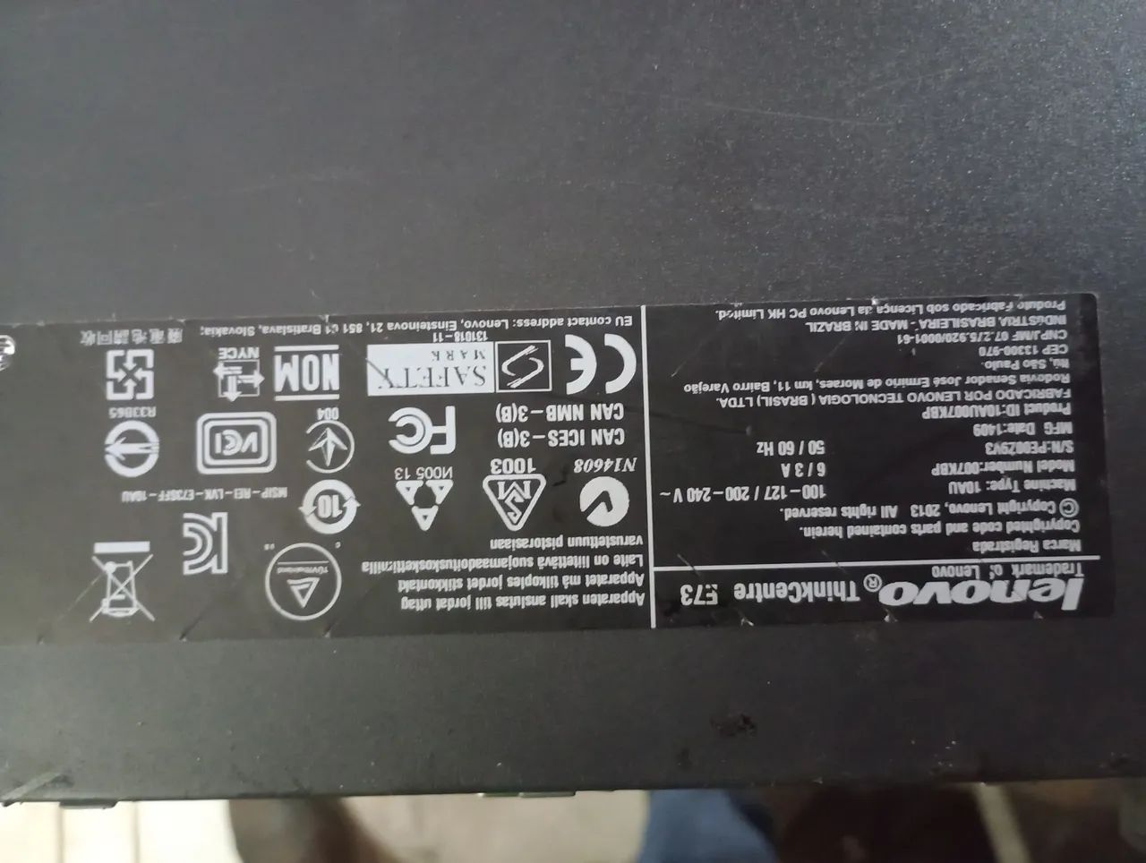 Cpu lenovo 