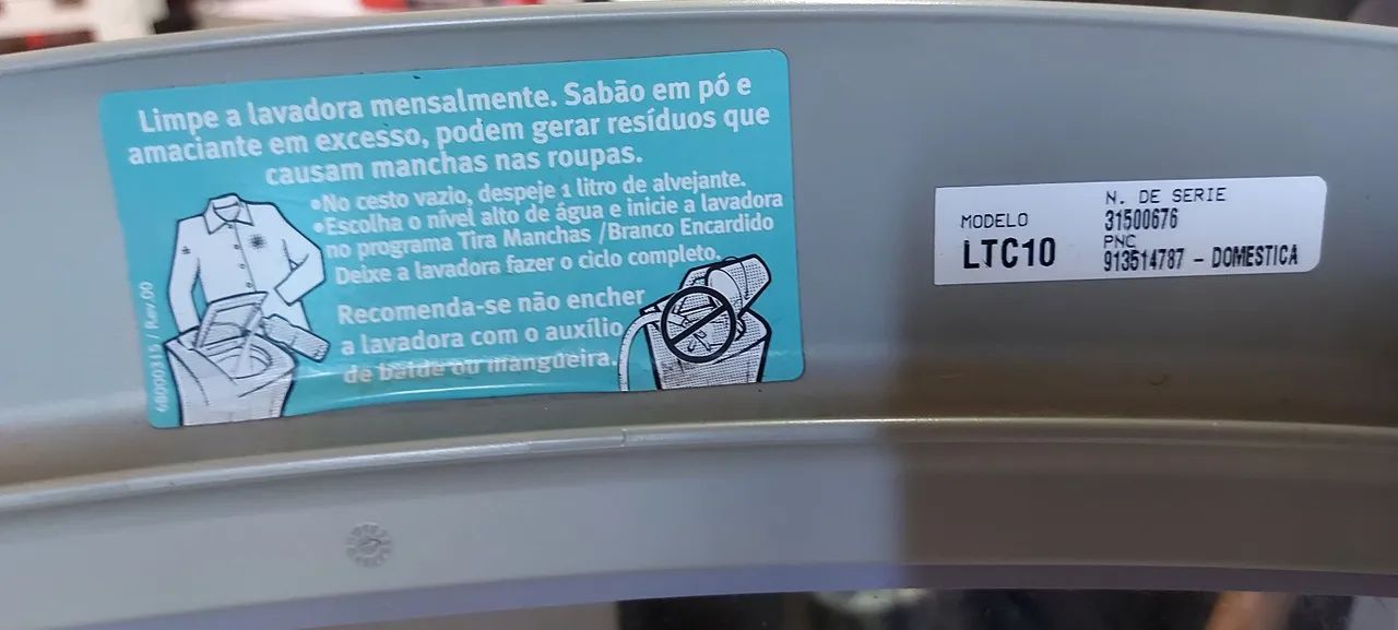 Máquina de lavar eletrolux 10k  - Foto 5