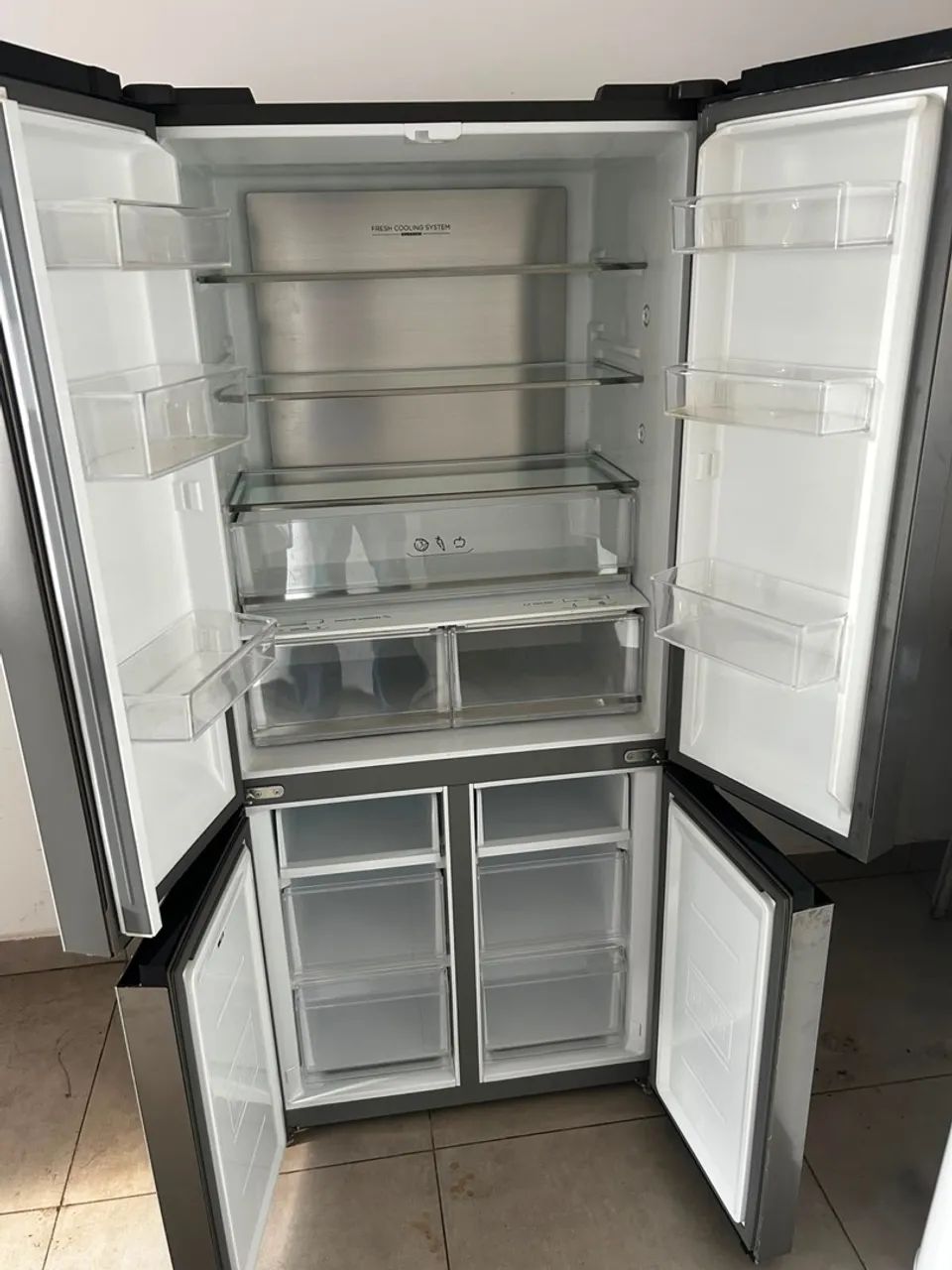 Geladeira Midea inox 482L - Foto 3