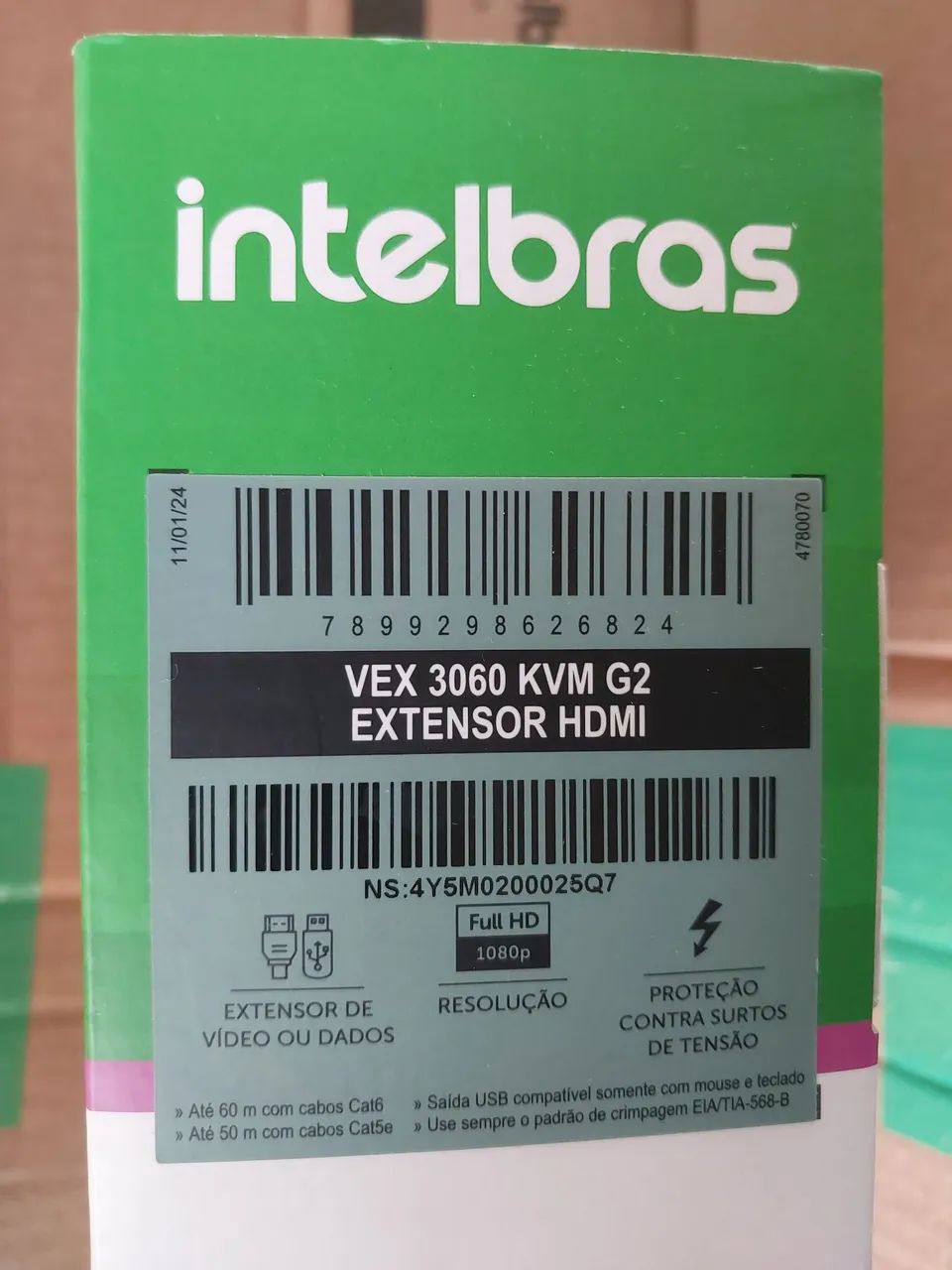 Extensor HDMI Intelbras VEX 3060 KVM 2 - Foto 2