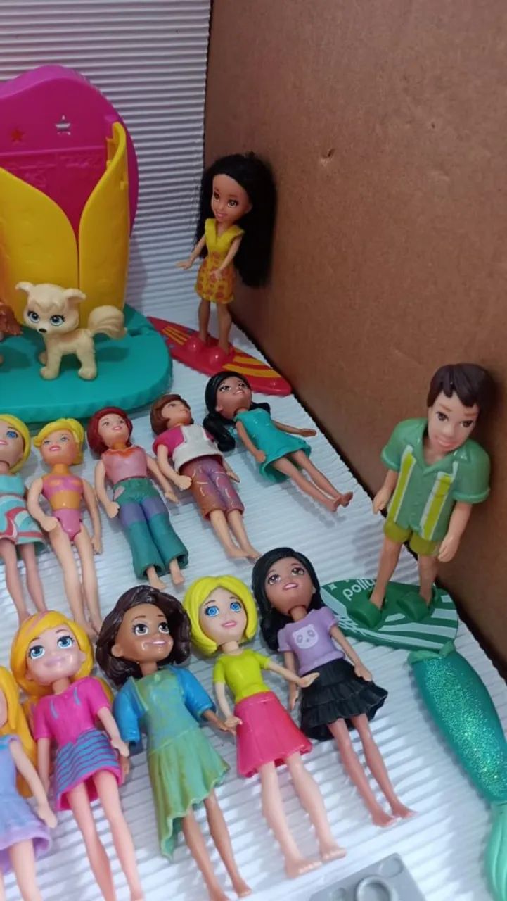 Lote de Polly pocket e acessórios  - Foto 4