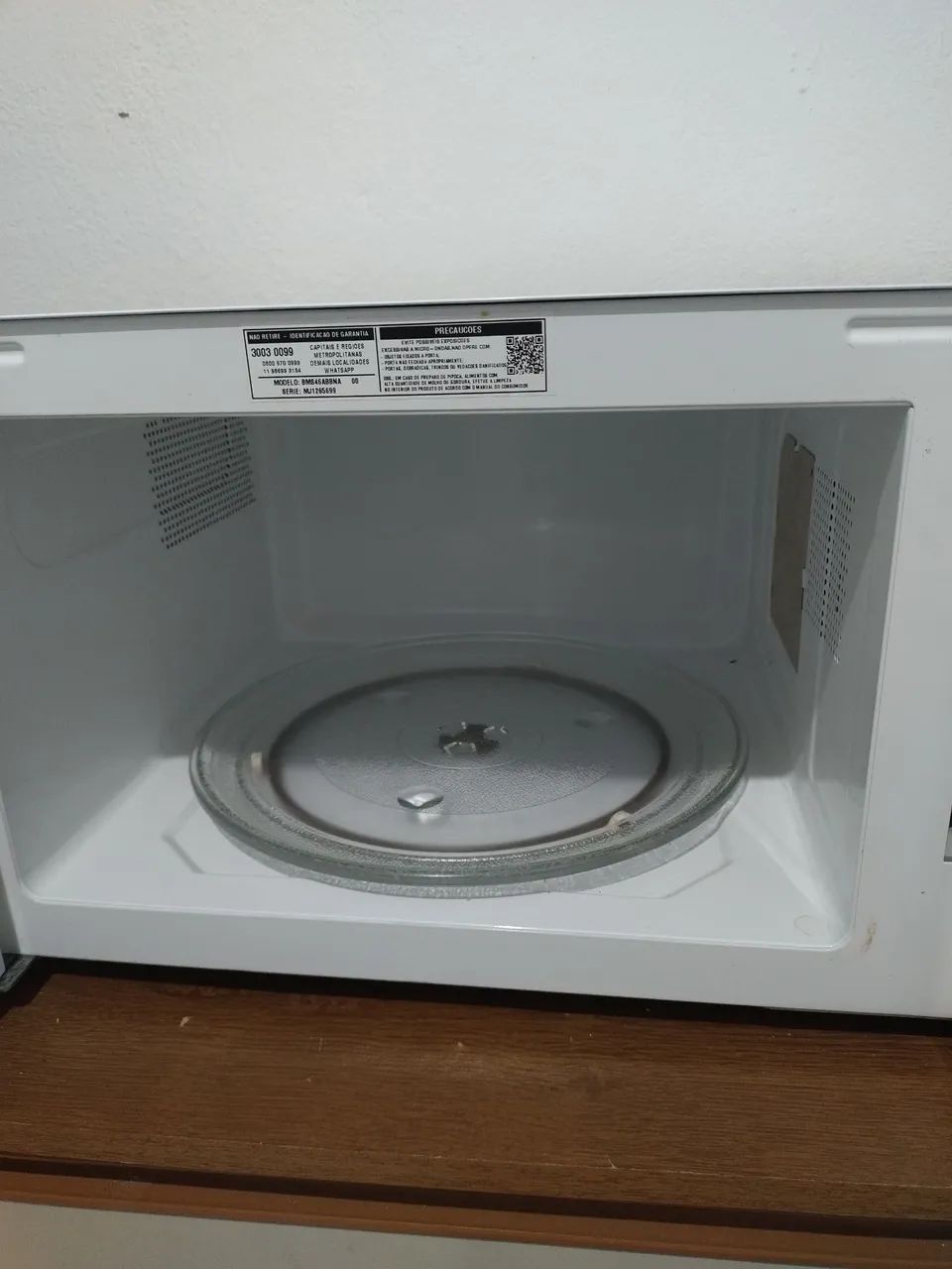 Microondas Brastemp branco 38 litros  - Foto 4